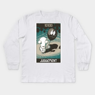 Robo Tarot: Judgement Kids Long Sleeve T-Shirt